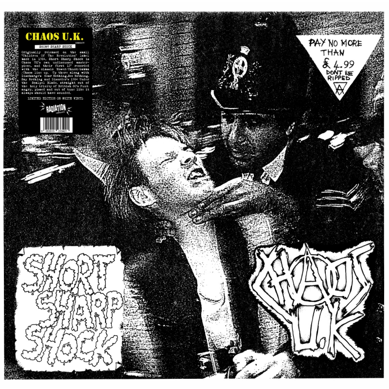 CHAOS UK - Short Sharp Shock - LP