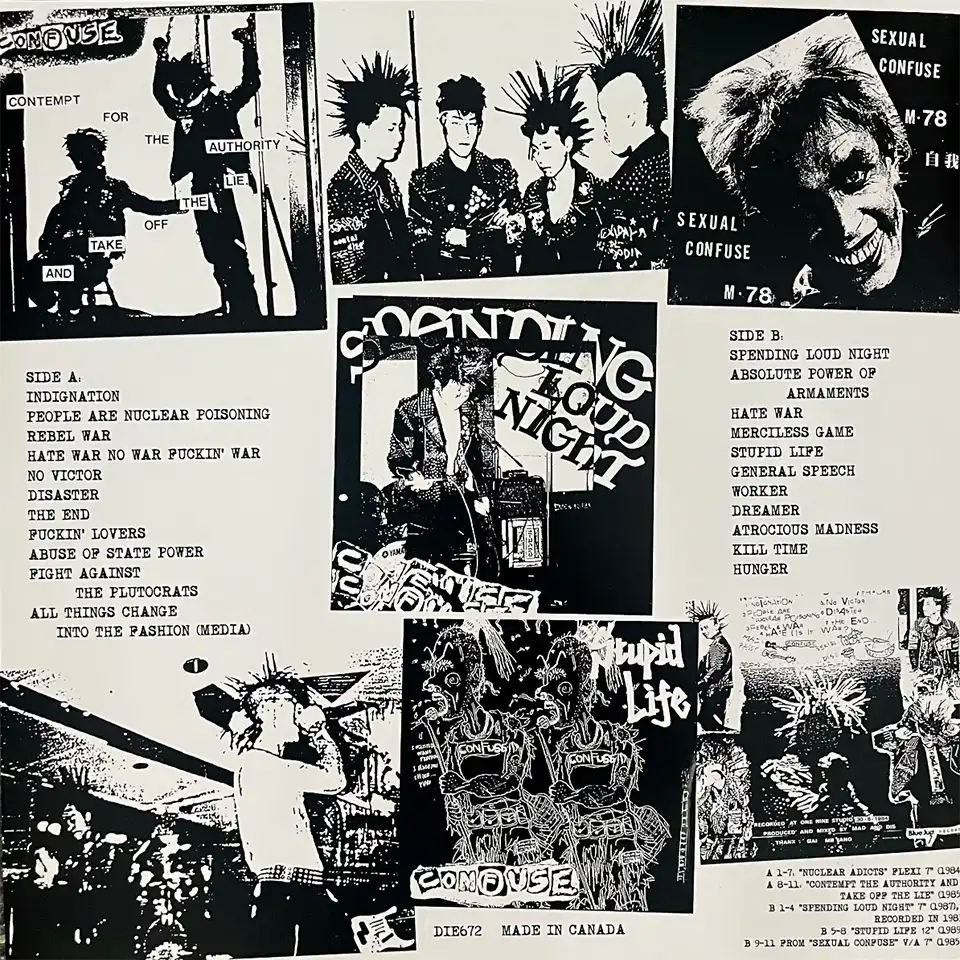 CONFUSE - Hate War No War Fuckin´ War - LP