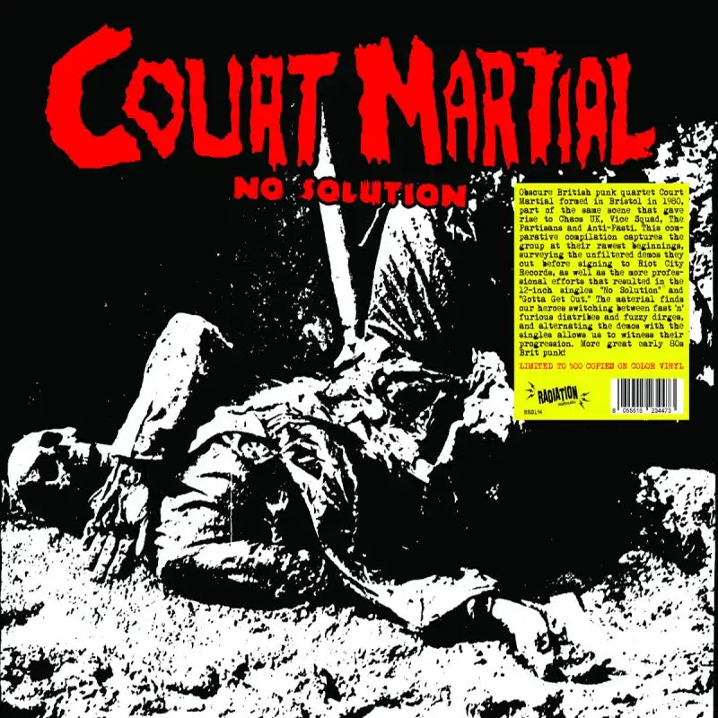 COURT MARTIAL - No Solution (Singles & Demos 81/82) - LP