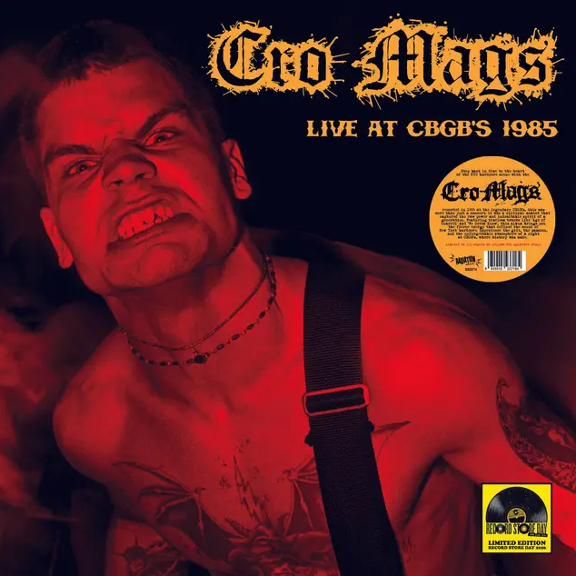 CRO-MAGS - Live at CBGB´S 1985 - LP