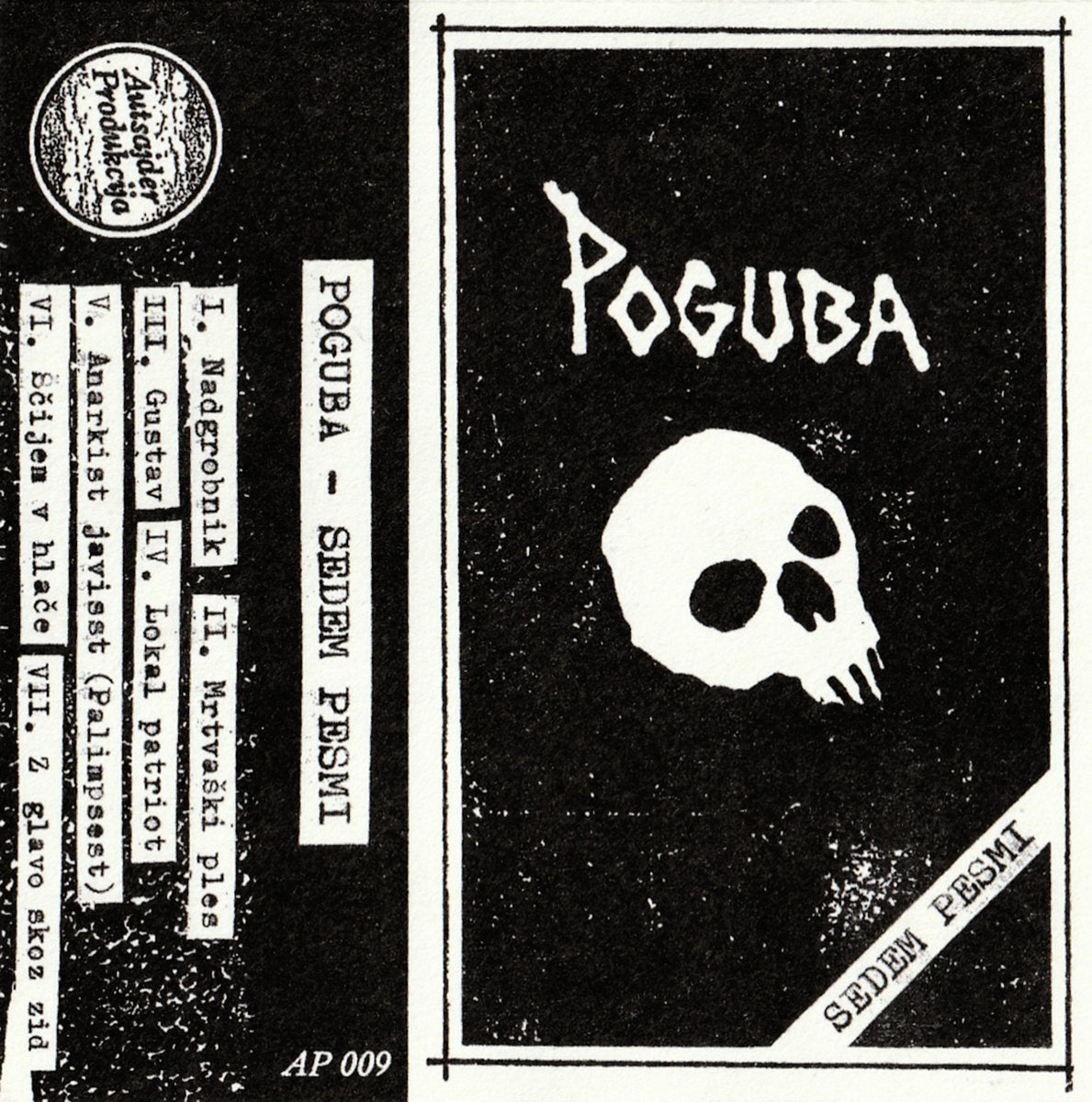 POGUBA - Sedem Pesmi - Cassette