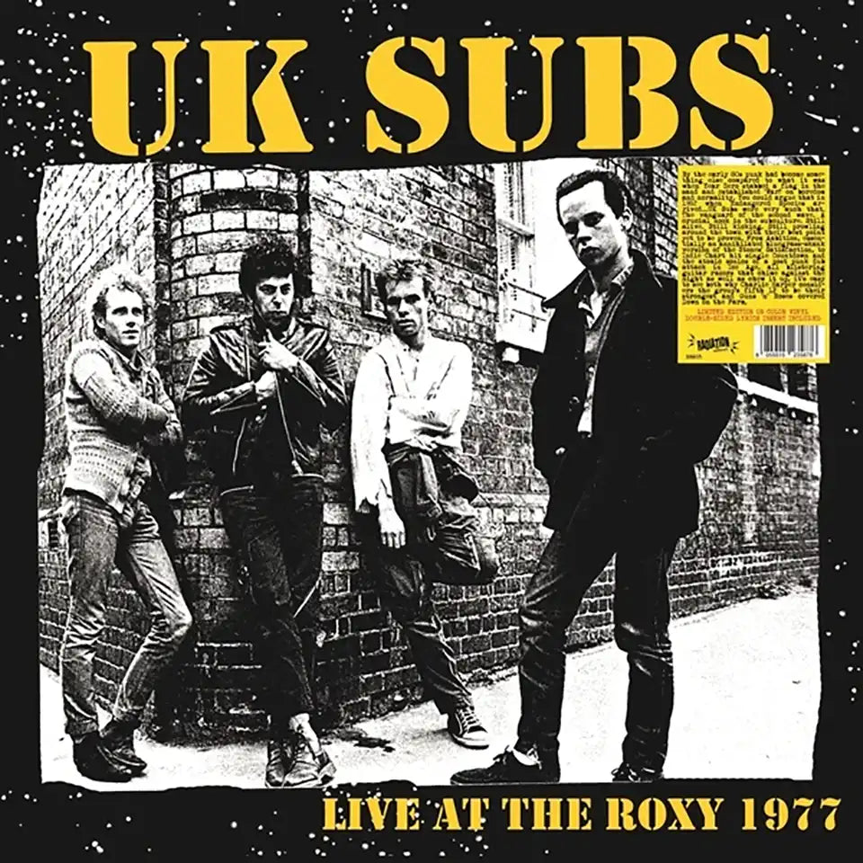 UK SUBS - Live At The Roxy 1977 - LP
