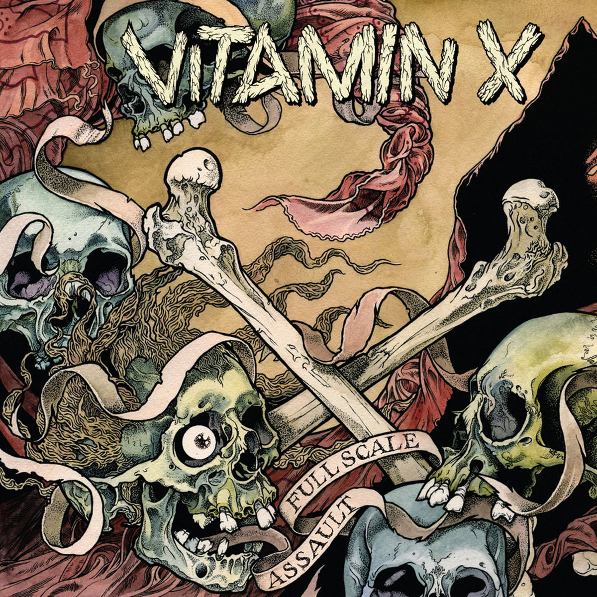 VITAMIN X - Full Scale Assault - LP