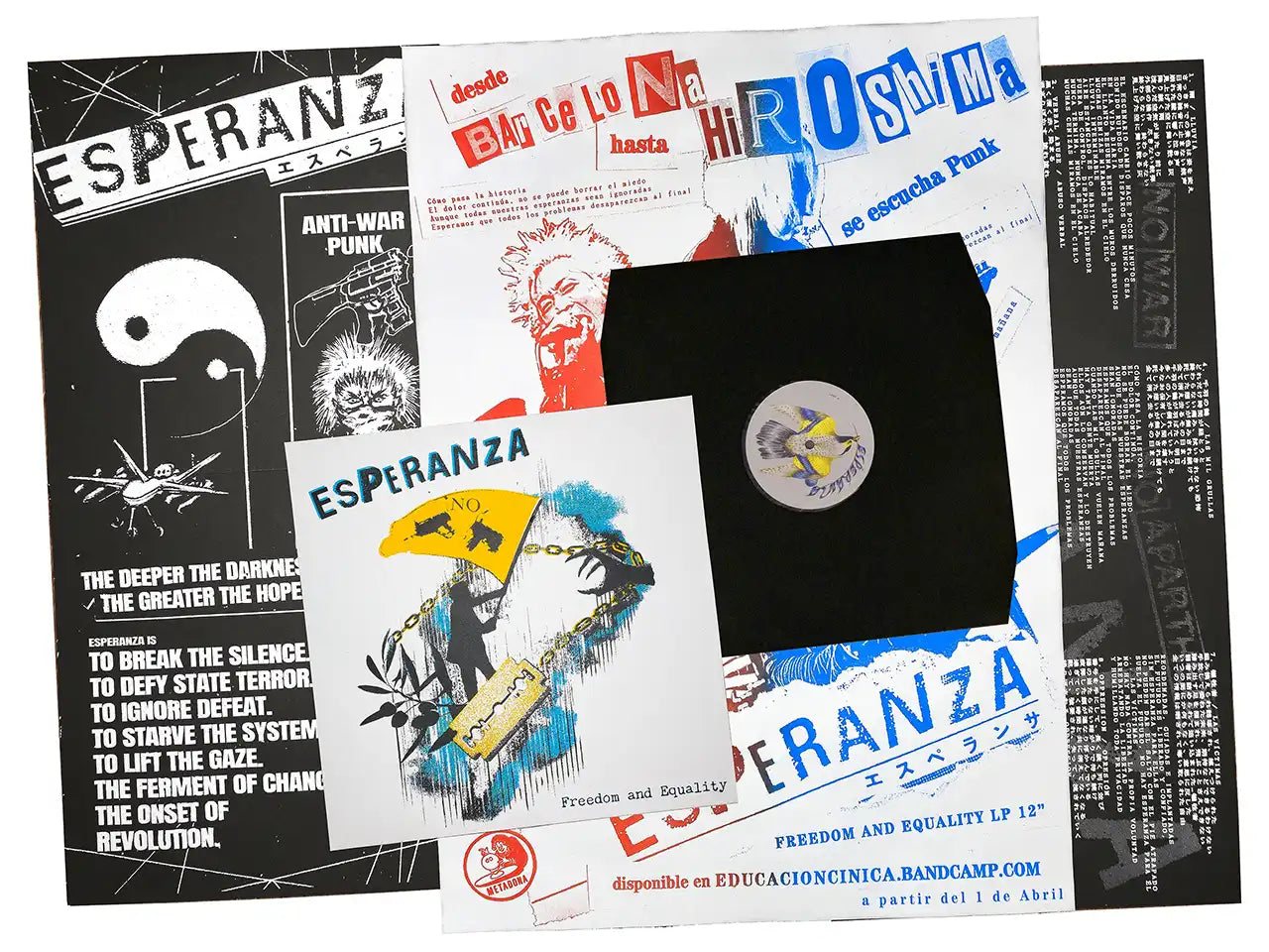 ESPERANZA - Freedom And Equality - LP (Met.48): metadonarecords.com: CD y discos vinilos de hardcore punk