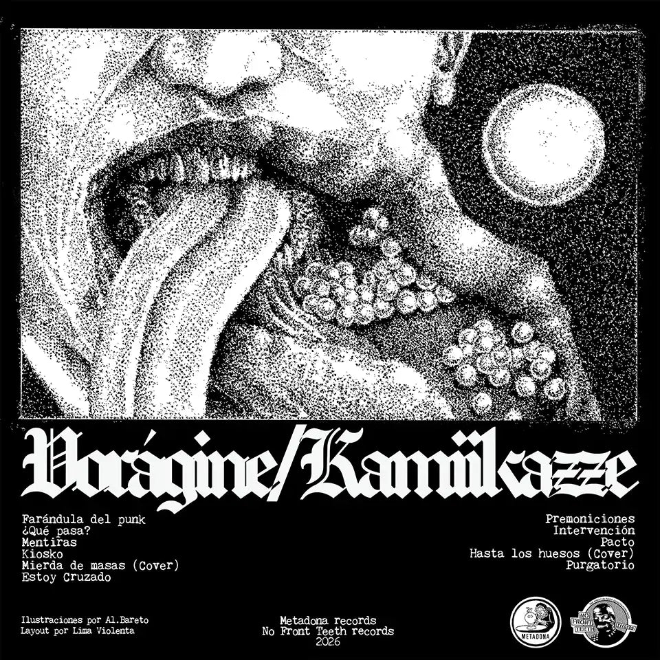VORÁGINE - KAMIIKAZZE - Split - 12"  (Met.49)