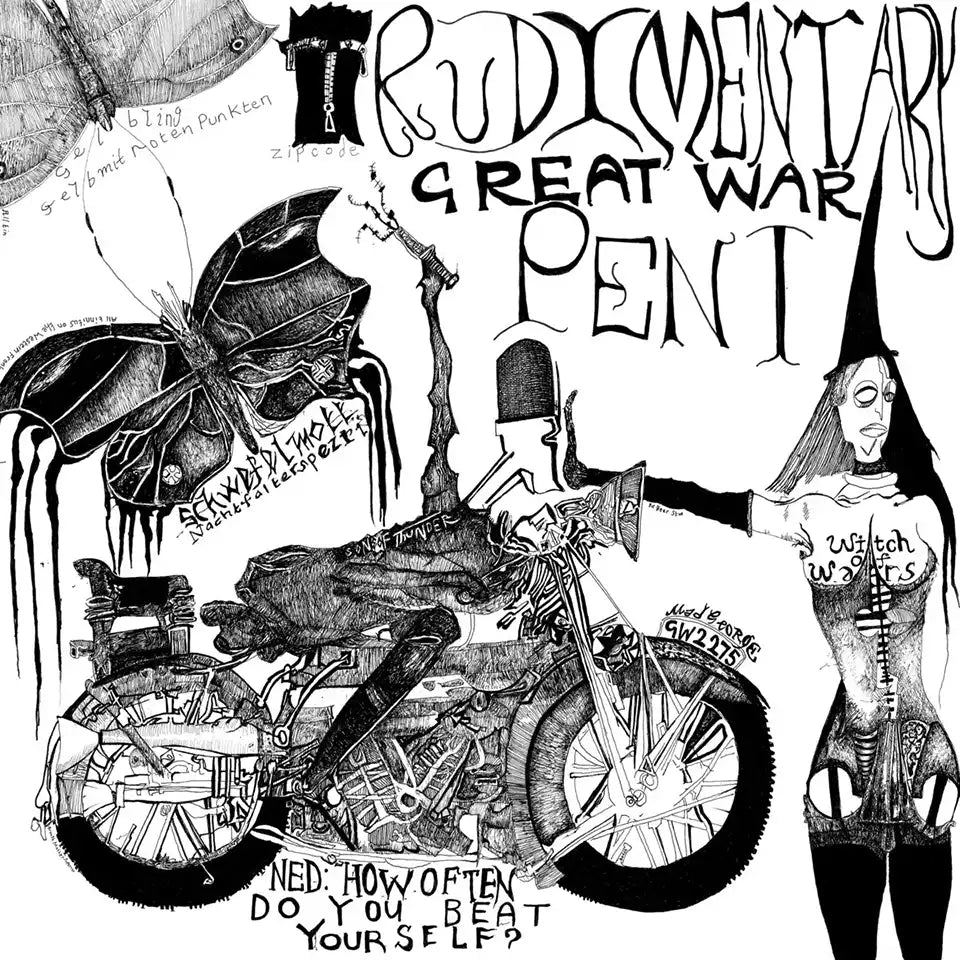 RUDIMENTARY PENI - Great War - LP