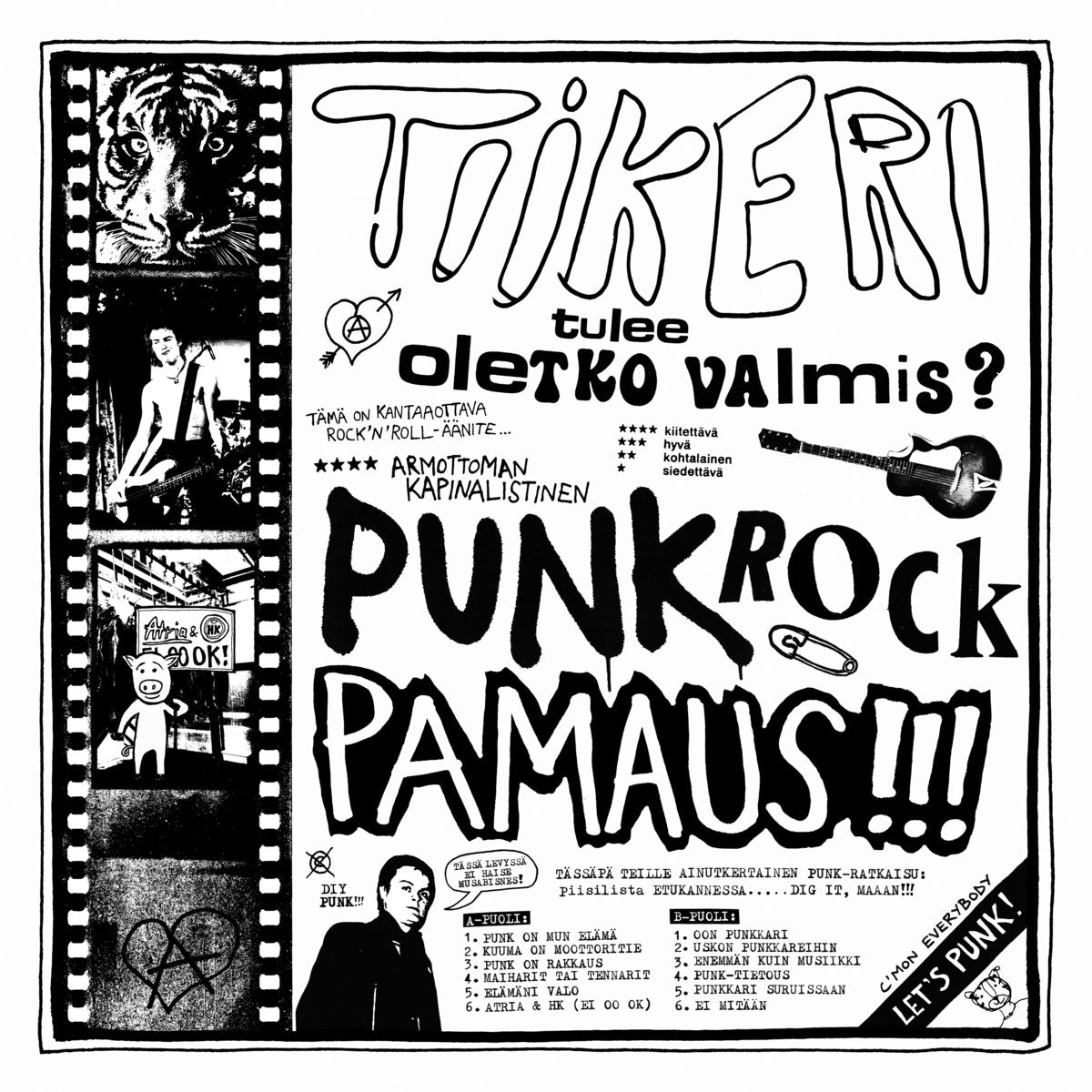 TIIKERI - Punk Rock Pamaus!!! - LP