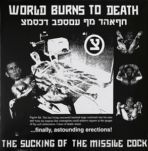 WORLD BURNS TO DEATH - The Sucking Of The Missile Cock - LP Gatefold