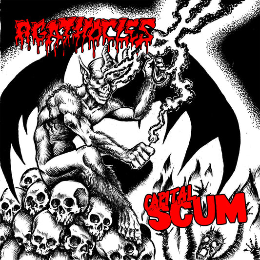 AGATHOCLES / CAPITAL SCUM - Split - LP
